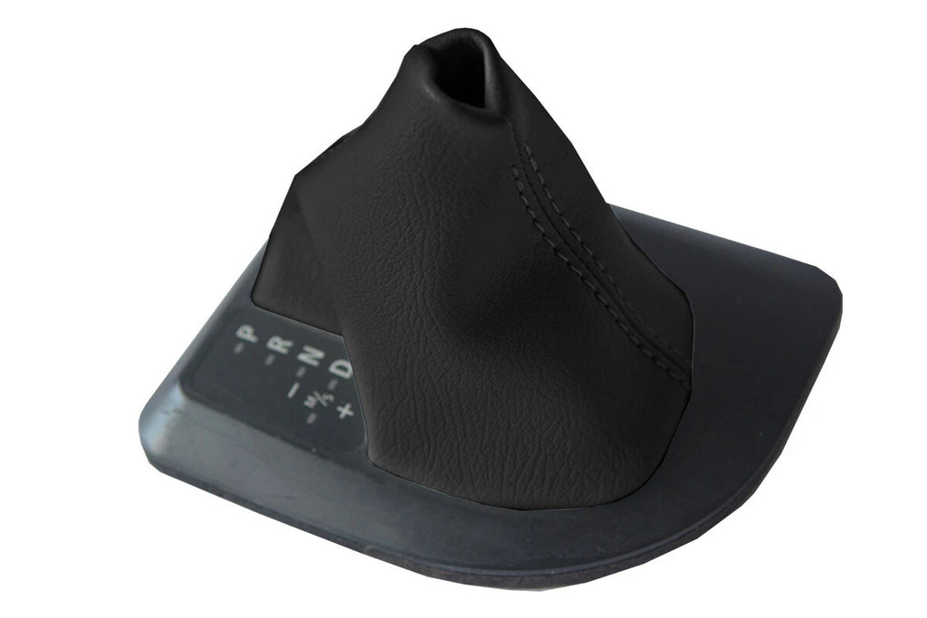 Leather Automatic Shift Boot Cover for BMW X3 (2003–2010) Black
