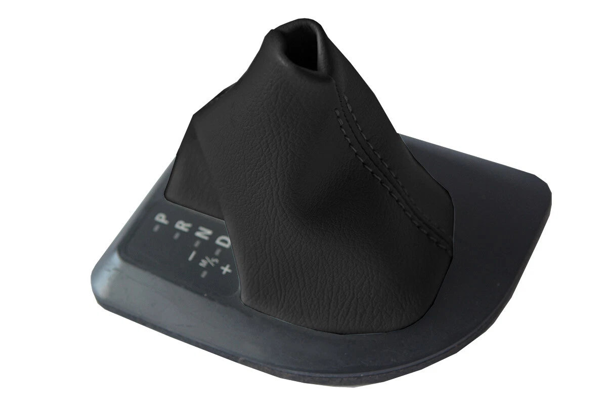 Leather Automatic Shift Boot Cover for BMW X3 (2003–2010) Black