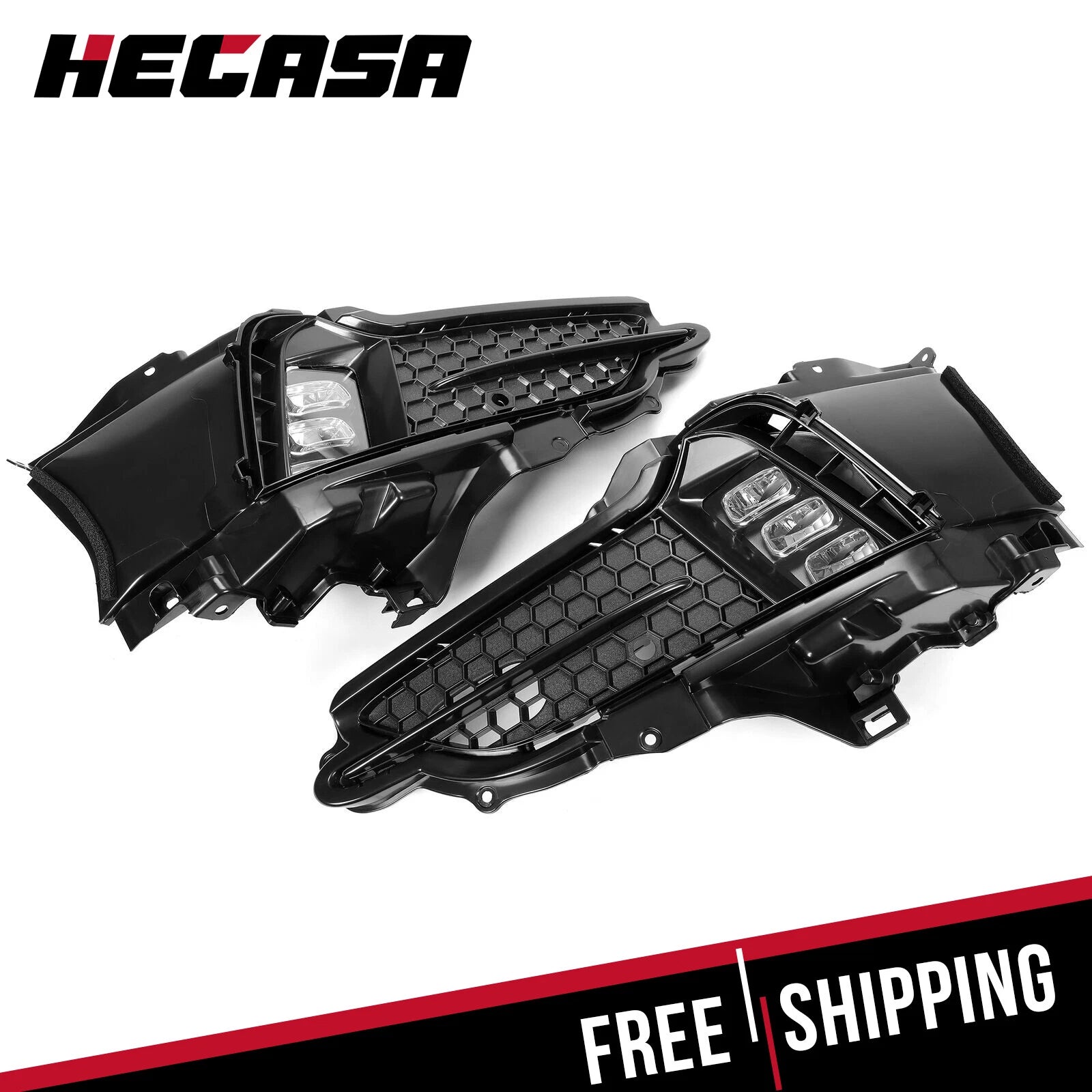 Set of 2 LED Clear Fog Lights for Acura MDX (2017–2020)
