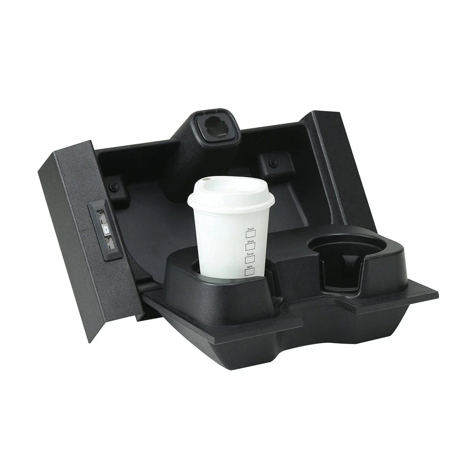 Black Front Center Seat Cup Holder for Ford F-150 (2015–2017)