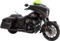 Klock Werks Kolor Flare Windshield 10" Green Ice for Harley Davidson (2014–2023)