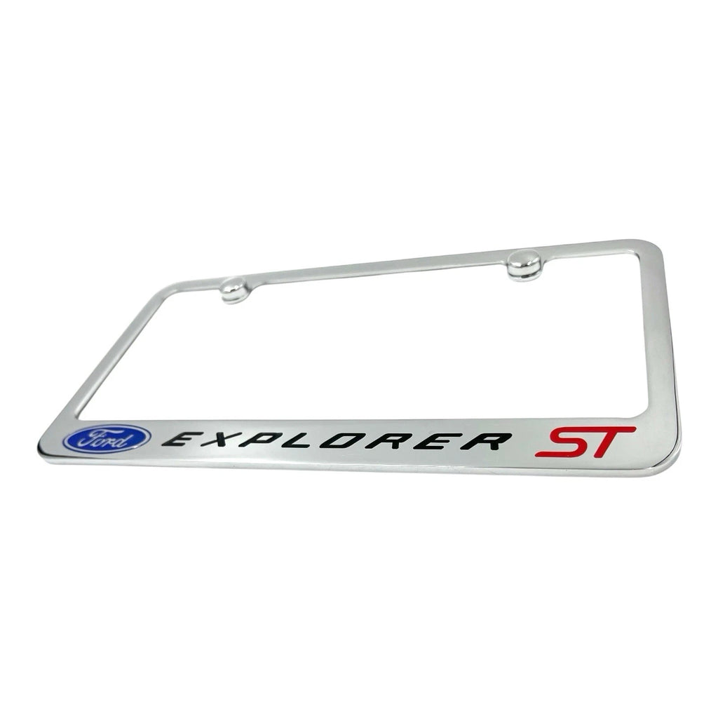 License Plate Frame Chrome for Ford Explorer ST (2023–2024)