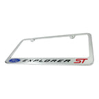License Plate Frame Chrome for Ford Explorer ST (2023–2024)