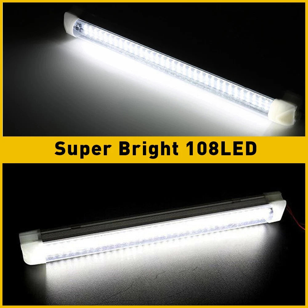 2X LED Ceiling Dome Lights for RV Trailer Camper (12V)