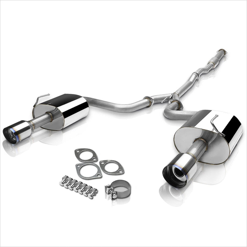 Dual 4" Burnt Tip Catback Exhaust System for Nissan Maxima 2009–2015