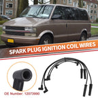 5 Pcs Spark Plug Wire Ignition Coil Cable No. 12073990 for Chevrolet Astro (1988–1990)