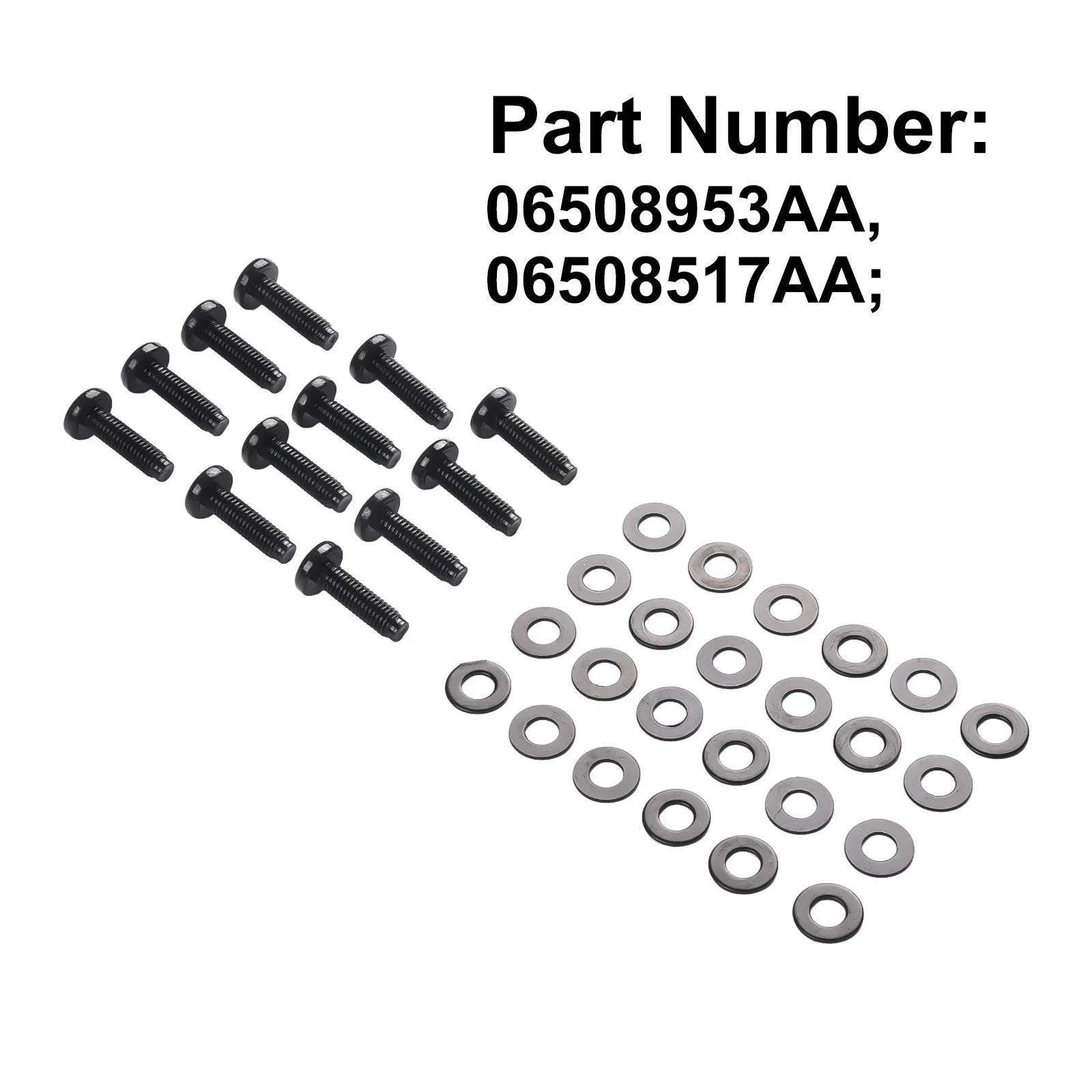 12PCS / M8 / Torx Bolts for Jeep Wrangler Windshield Frame Installation