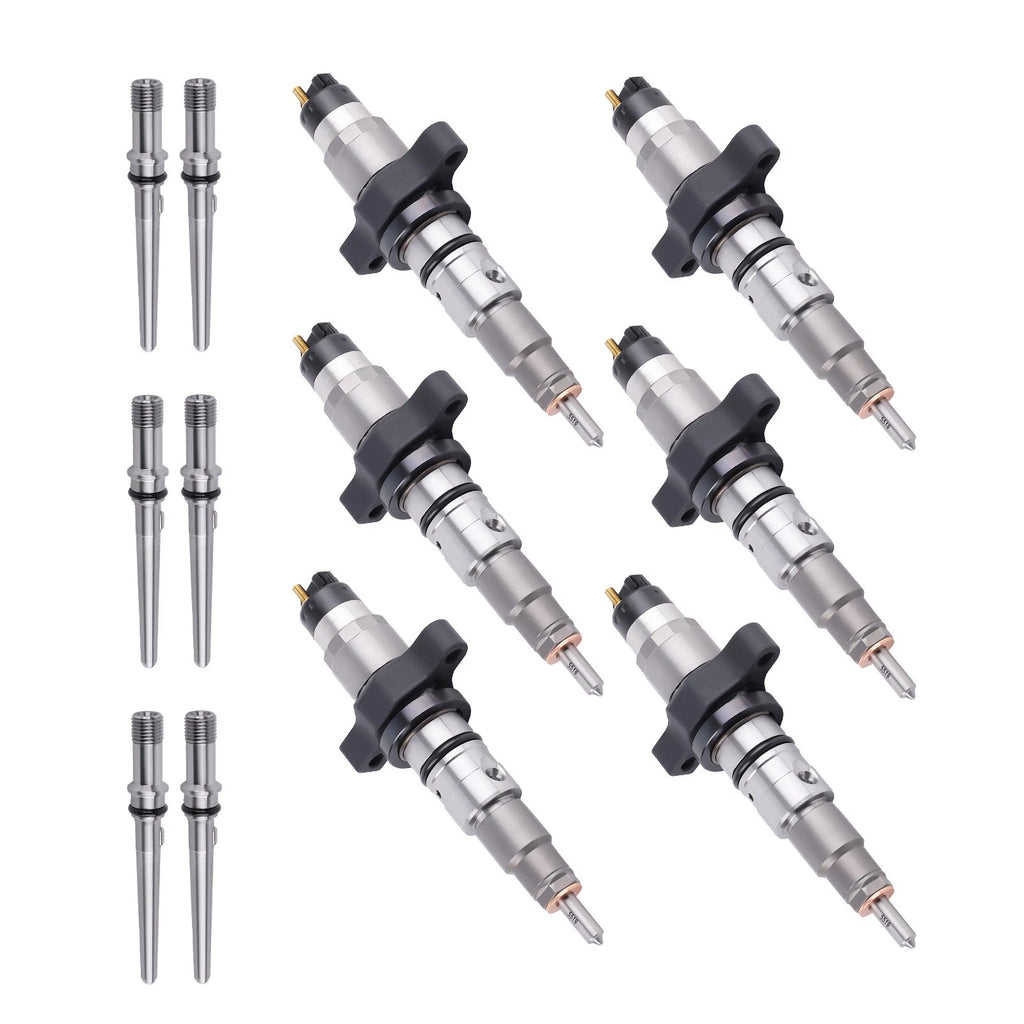 Set of 6 Diesel Fuel Injectors for Dodge Ram 5.9L (2003–2004) 5263318