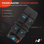 Front Left Power Window Switch for Chevy Malibu (2008-2012)