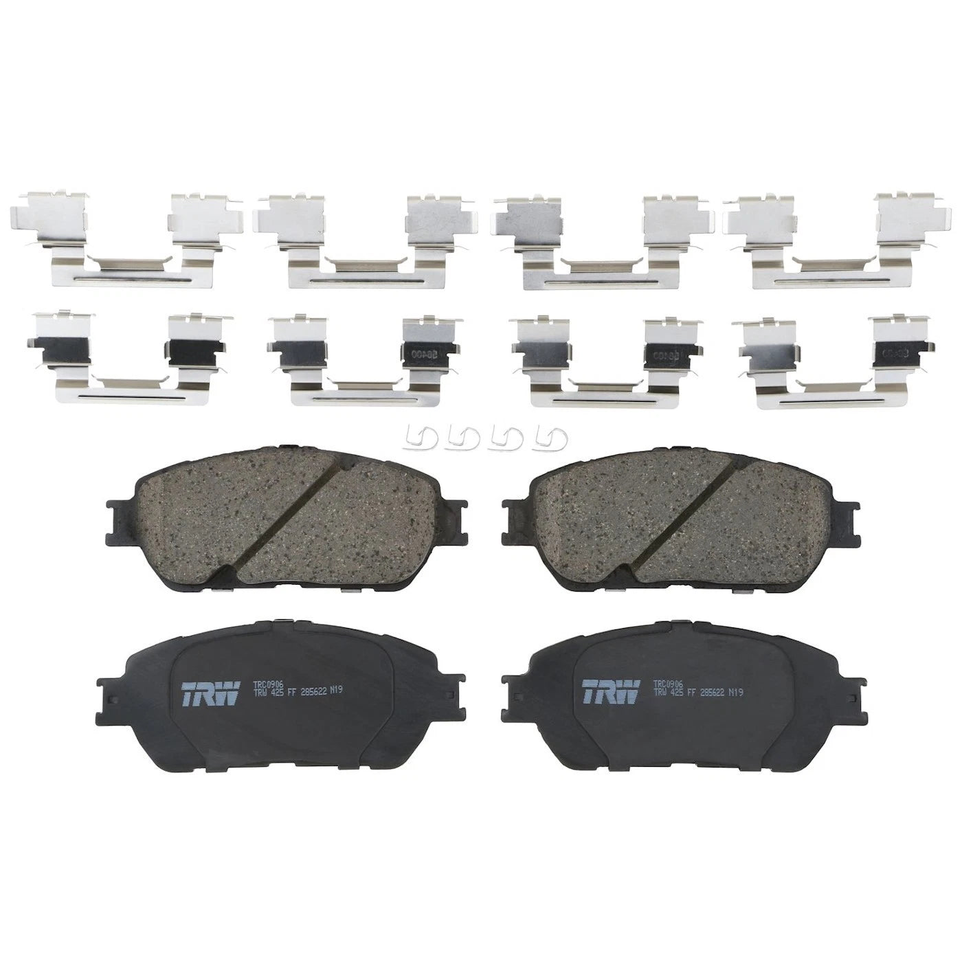 Set of 2 Brake Pads for Toyota Tacoma, Sienna, Solara