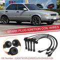 5pcs Spark Plug Wire Ignition Coil Cable No. 2245074Y25 for Nissan Sentra 200SX (1995–1999)