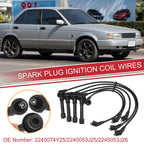 5pcs Spark Plug Wire Ignition Coil Cable No. 2245074Y25 for Nissan Sentra 200SX (1995–1999)
