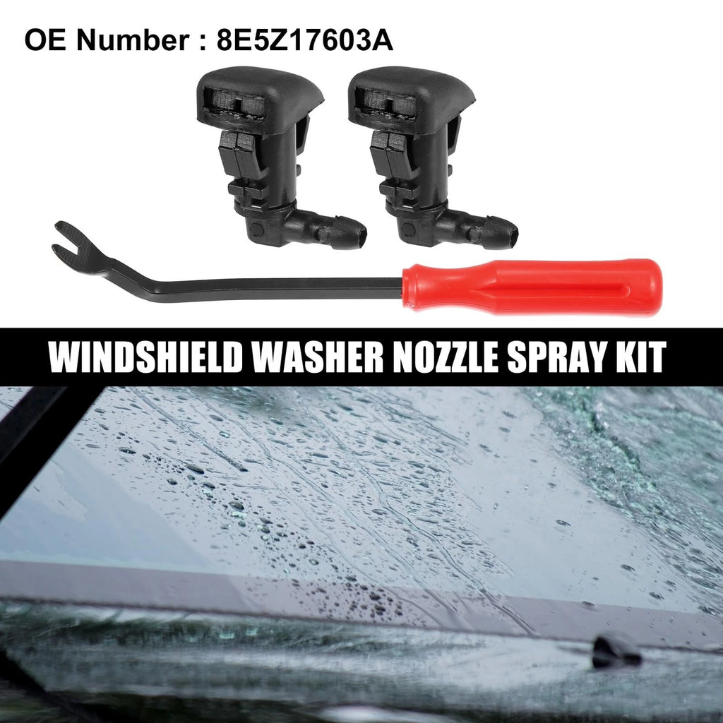 3X Front Windshield Washer Nozzle Kit 8E5Z17603A for Mercury Milan (2008–2011)