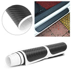 4 x 4D Carbon Fiber Door Sill Scuff Protectors for Car Auto