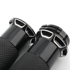 Black Handlebar Hand Grips for Harley Touring, Softail, Dyna