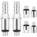 Outboard Motor Gear Oil Pump Adapter Set of 6, 3/8 Inch, Aluminum Swivel