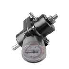 Adjustable Fuel Pressure Regulator for Black Aluminum (1-140 PSI)