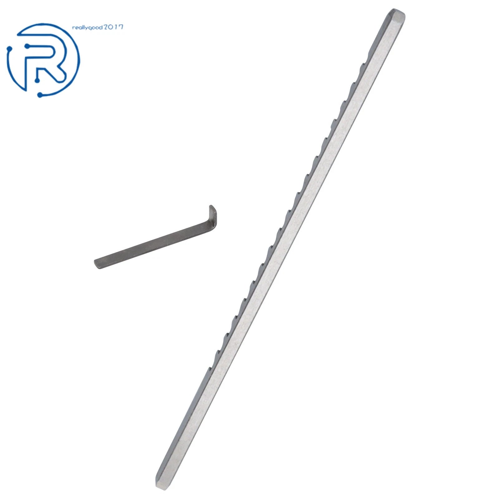1/8" Push-Type Broach Cutting Tool for High-Speed Steel (W/ Shim)
