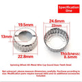 Modified Gear Disc for Fishing Reel (23.6x8mm, Stainless Steel, 1pc)
