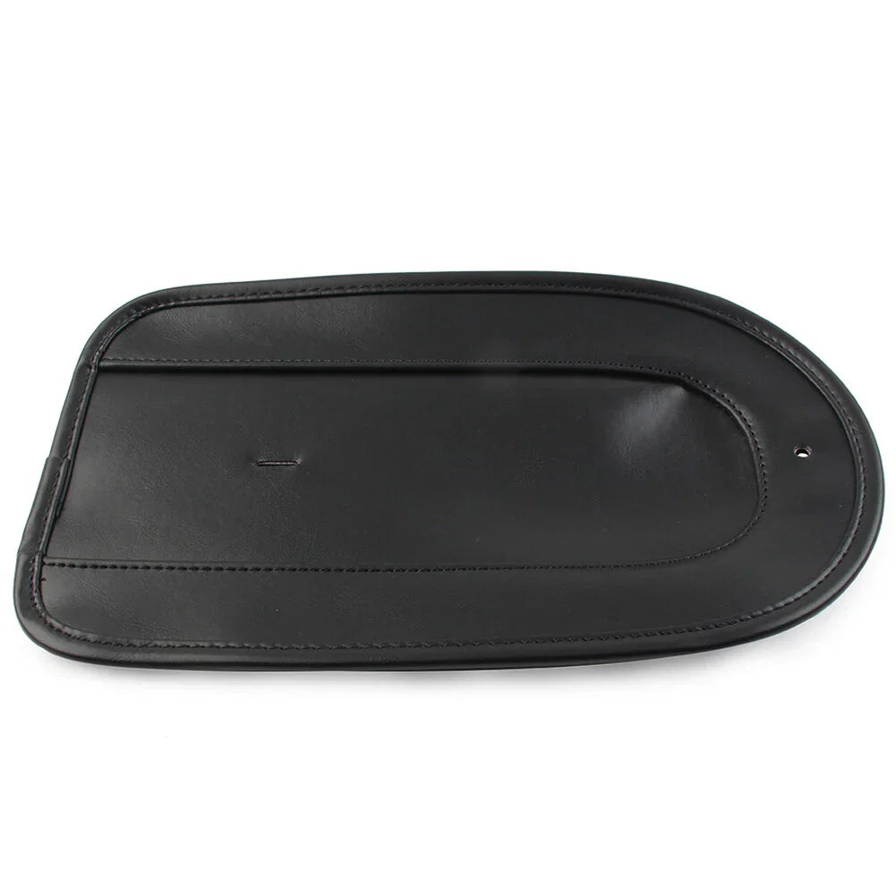 Black Rear Fender Bib Solo Seat for Harley Fatboy Softail Deluxe (2006-2010)