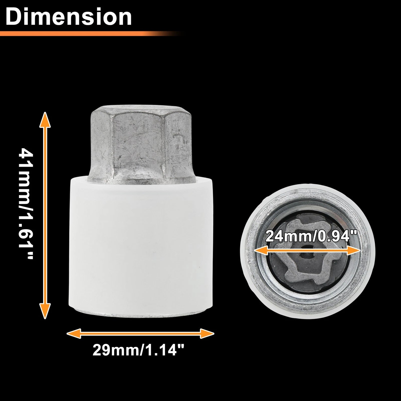 Wheel Lock Lug Nut for Volkswagen Touareg (2004–2017) 538