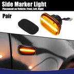 2X Side Marker Turn Signal Light for Toyota Corolla (1992–2007)