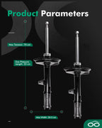 Rear Shocks Struts Absorbers for Lexus RX330 RX350 RX400H Toyota Highlander (2004–2009)