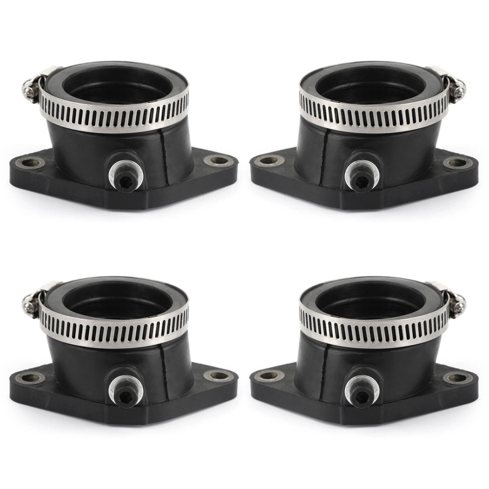 Set of 4 Carb Holders for Suzuki GS650E/G/GL/M GS550E/L/M/T (1980–1982)