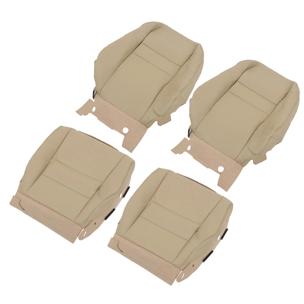 Set of 2 Leather Seat Covers for Honda CR-V (2007–2011) Tan