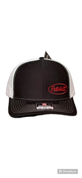 Trucker Cap Hat for Peterbilt Trucks Richardson 112 (Black/White)