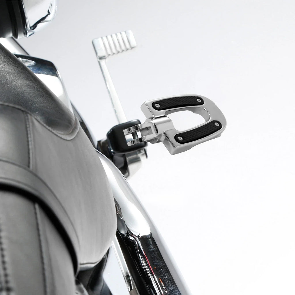 Chrome Foot Peg Footrest for Harley Softail Fat Boy Low Rider (2018-2025)