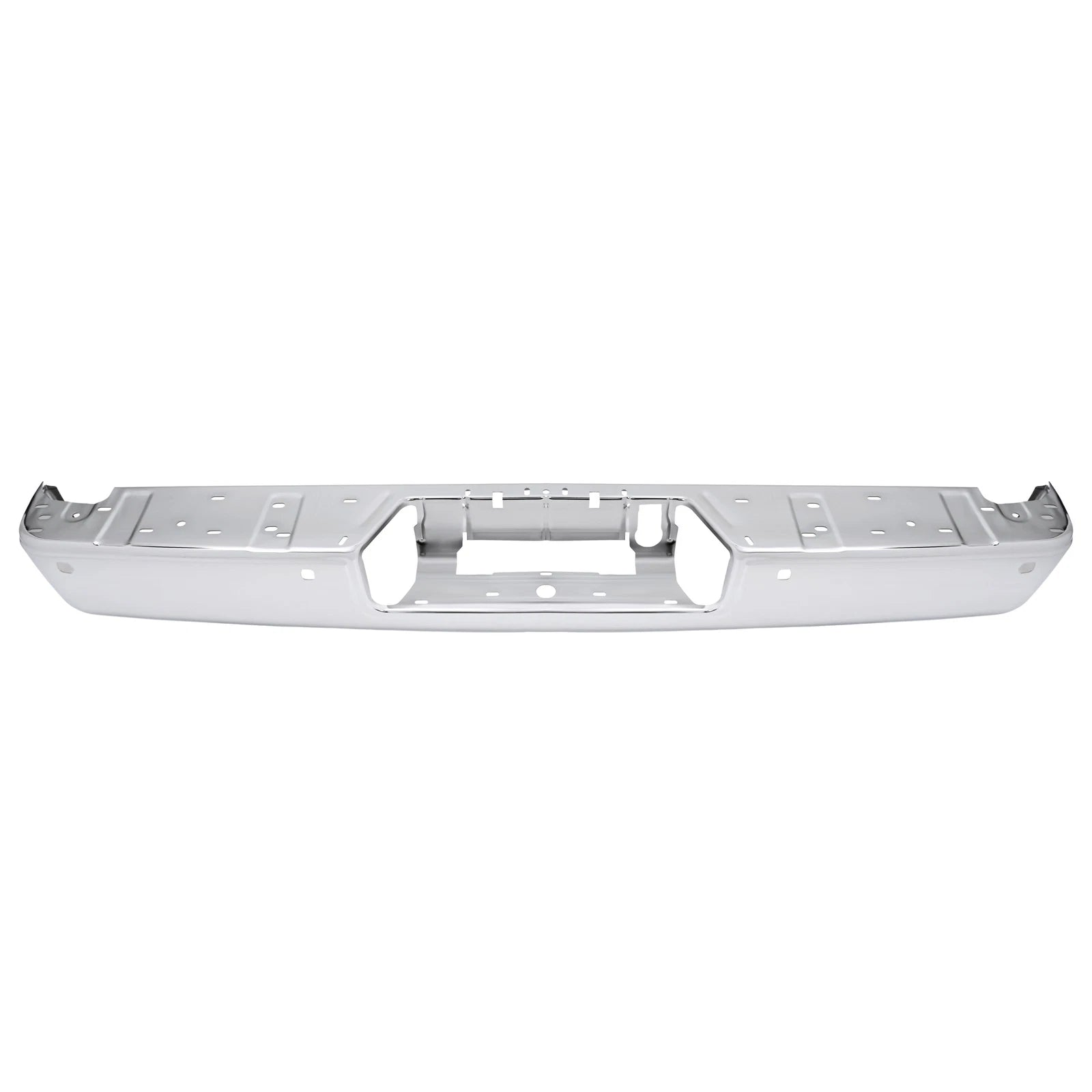 Rear Step Bumper Face Bar for Nissan Titan XD (2016–2020) with Sensor Holes