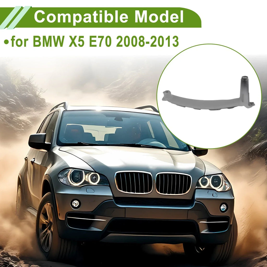 Door Panel Handle Pull Trim Cover for BMW X5 E70 (2007 - 2013) Gray Black