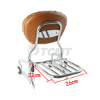 Sissy Bar Backrest Rack Mount Spools for Indian Roadmaster Springfield (2017–2022)