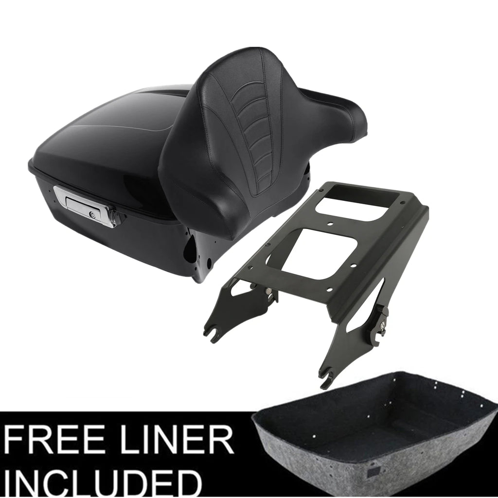Trunk Backrest Mount Rack for Harley Touring Electra Glide (2009–2013)