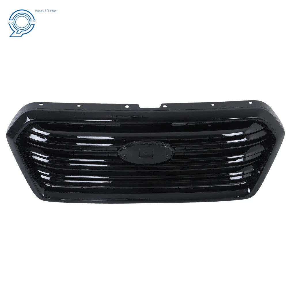Front Bumper Upper Grille for Subaru Ascent (2019–2022) Glossy Black