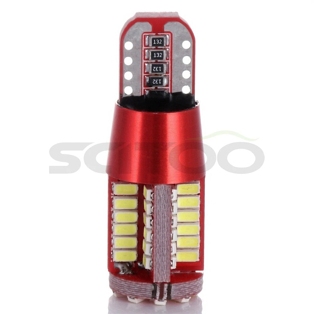20pcs T10/T15 Canbus Error Free 57SMD LED License Plate Light Bulbs for Cars