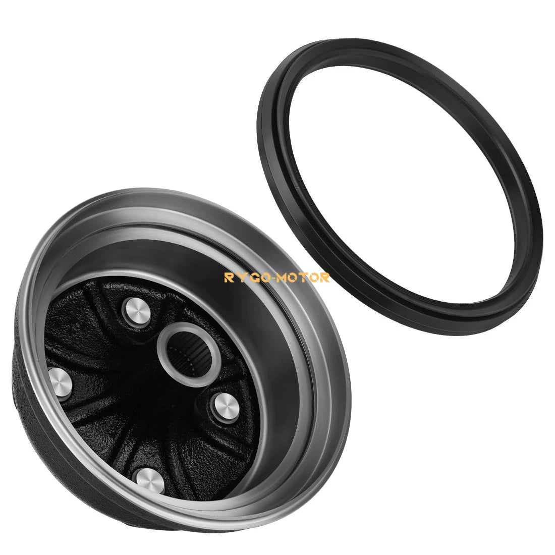 Rear Brake Drum w/Seal for Yamaha Kodiak 400 YFM400FW Grizzly 600 YFM600 (1993–1999)