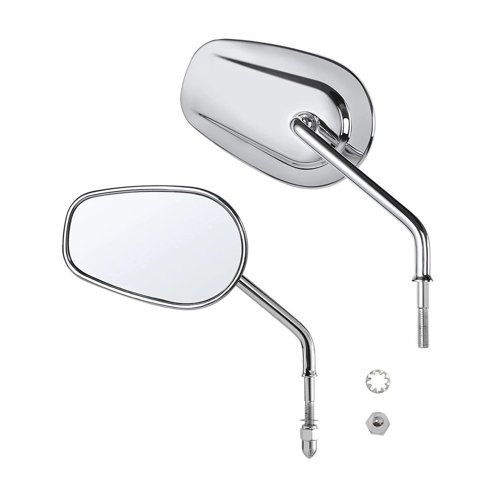 Chrome Rear View Mirrors for Harley Davidson Sportster XL 1200 883 (2004–2023)