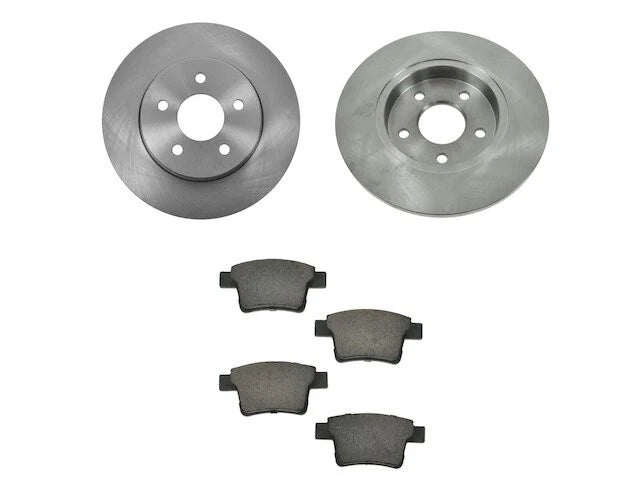 Rear Brake Pad and Rotor Kit for Jaguar X Type (2005–2008) NH234WC