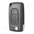 3-Button Remote Key Fob Shell Cover for Citroen Peugeot C2 C3 C4 C5 C6 C8