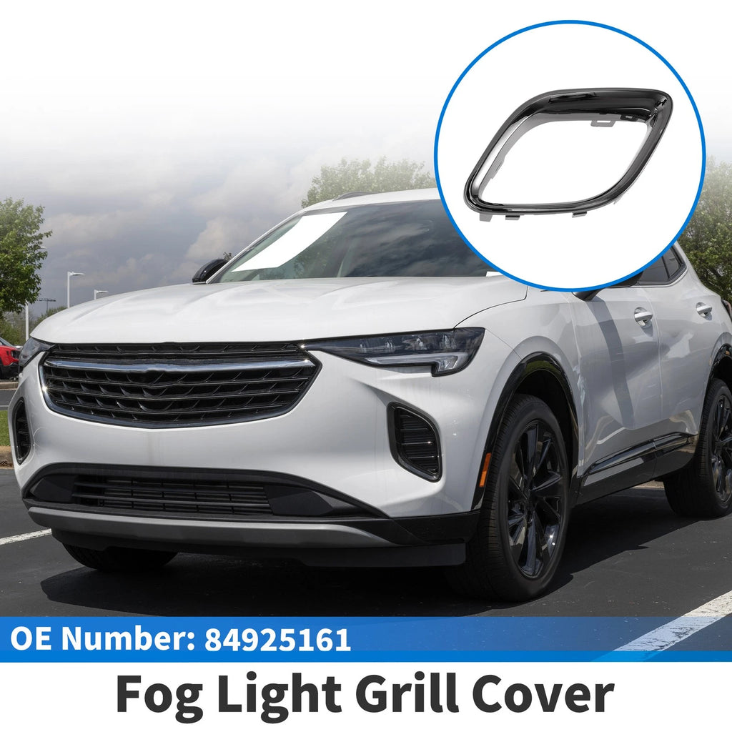 1 Pc Fog Light Grill for Buick Envision (2021–2023) No. 84925161 Black