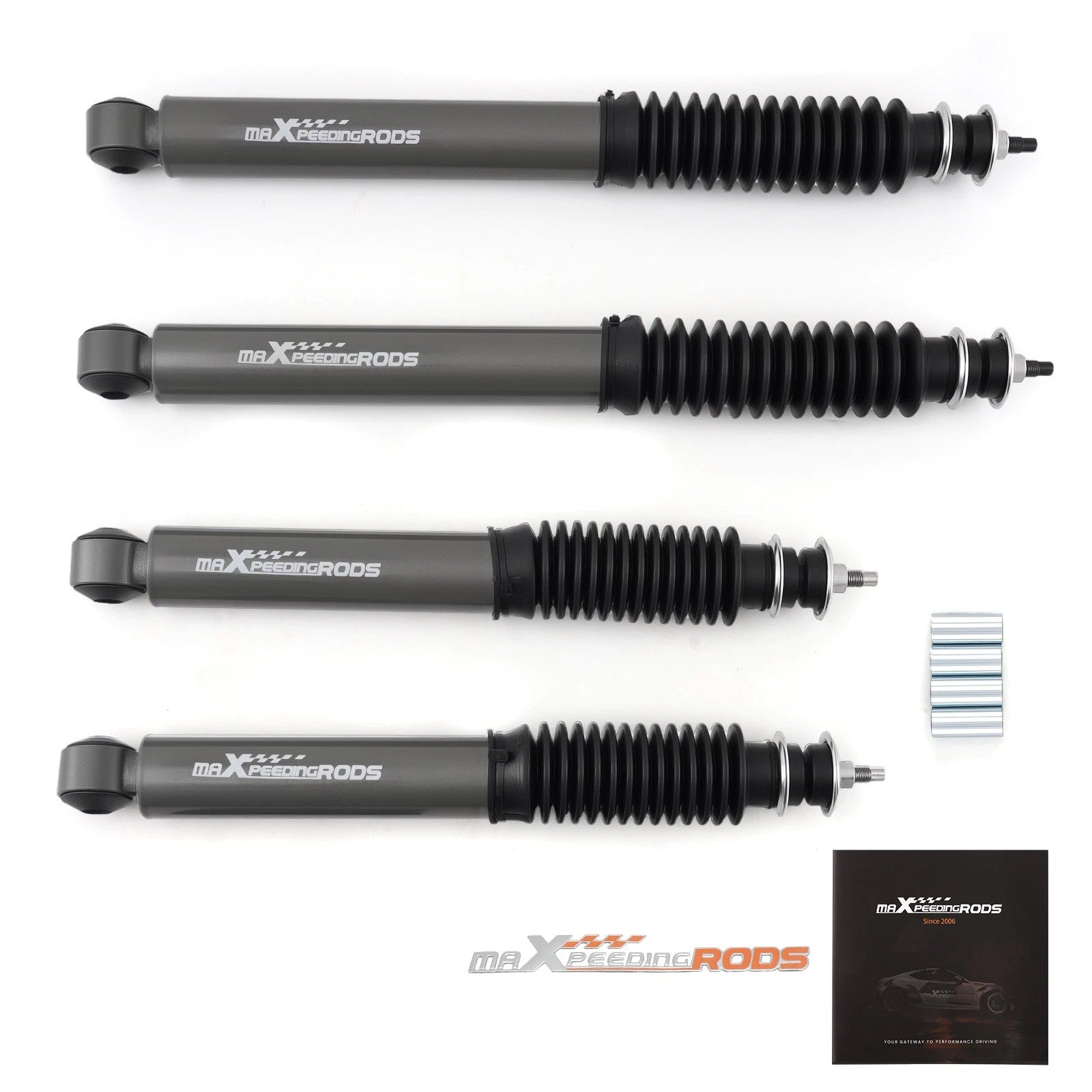 Front & Rear Lowering Shocks for Ford F100 2WD (1973–1979) 3/4" Drop Kit
