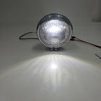 Fog Light Lamp for Harley Honda Suzuki Motorcycle Chrome