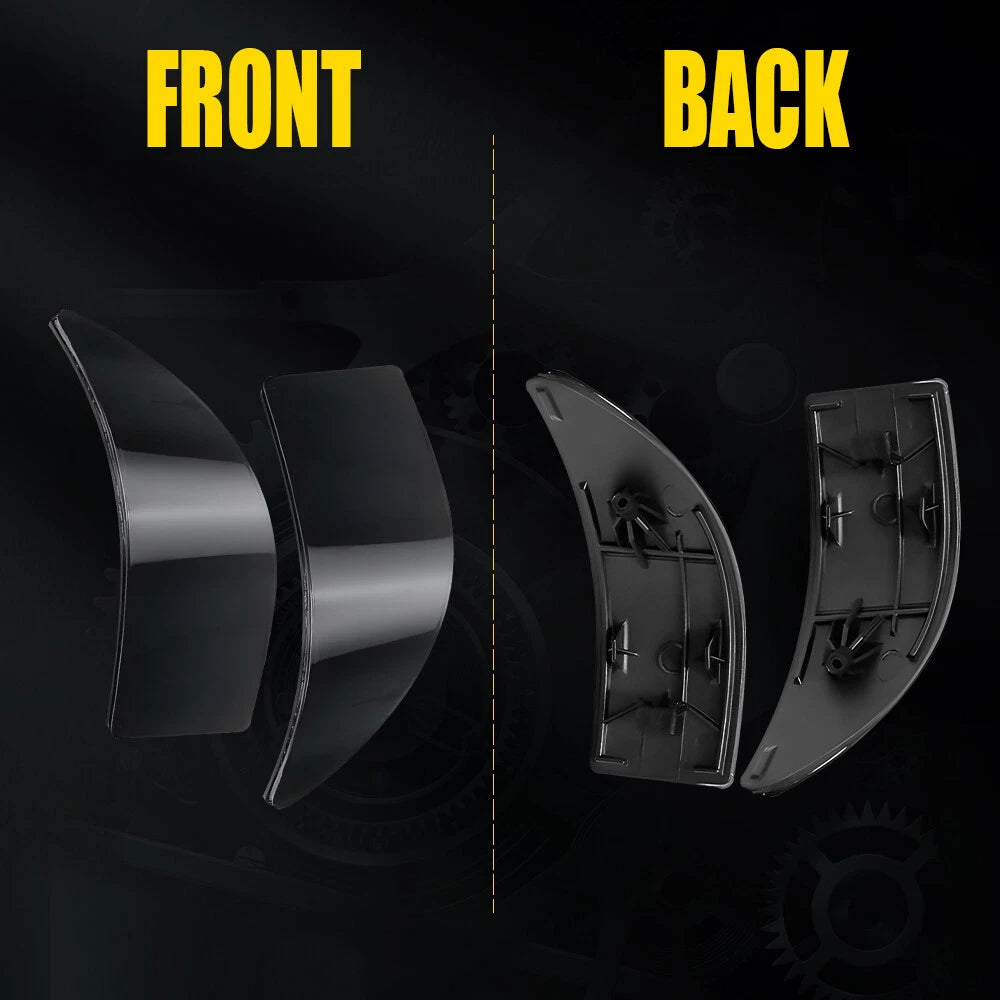 Smoked Lens Rear Bumper Reflector Covers for Lexus IS IS250 IS350 (2006–2013)