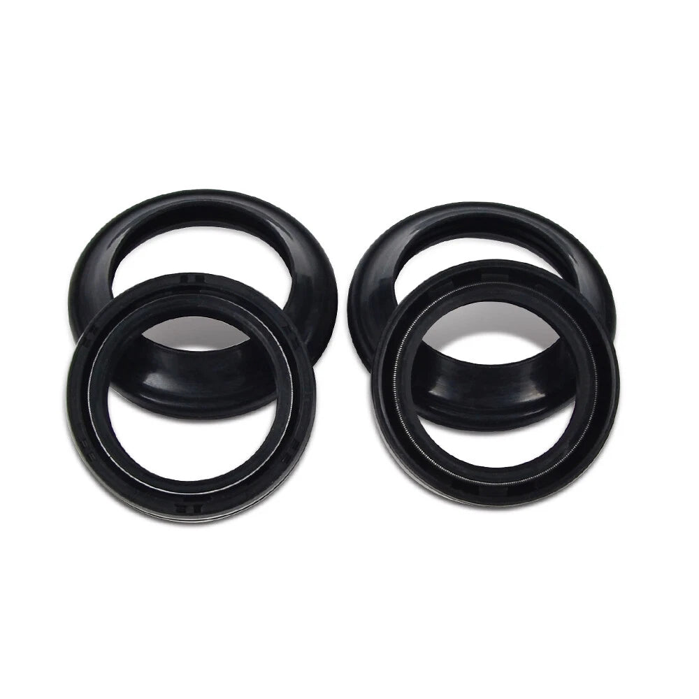 Fork Oil Dust Seals Kit for Honda CR80R CR80RB CR85R XL500R VF700S VF750S (1980–2006)