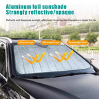 Foldable UV Block Sun Shade Cover for Car Windshield (Fits Most Models)