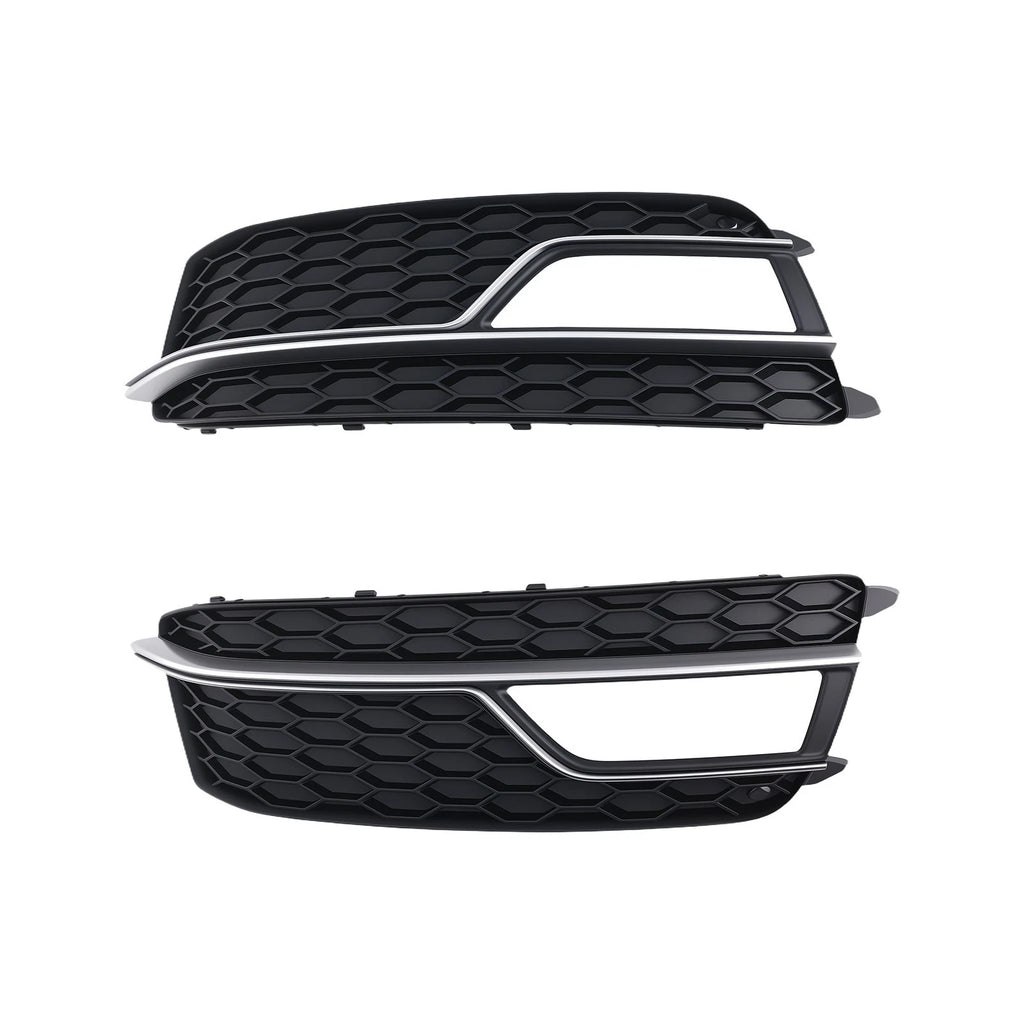 Set of 2 Front Bumper Fog Grille Covers for Audi A5 S-Line (2013–2016)