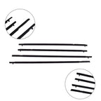 Set of 4 Window Moulding Trim Weather Strips for Honda Civic (2006–2011)