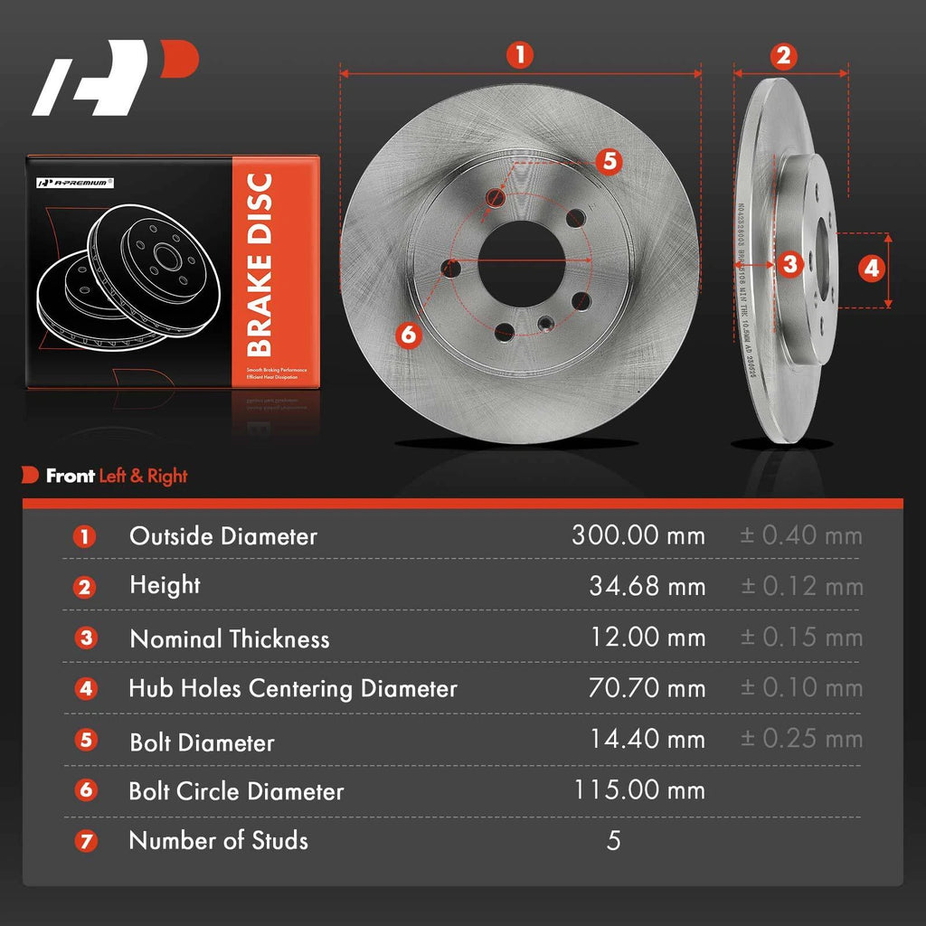 Rear Disc Brake Rotors for Buick Terraza Chevy Uplander Pontiac (2005–2005)